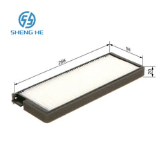 Cabin filter pollen for GMC EC96331028