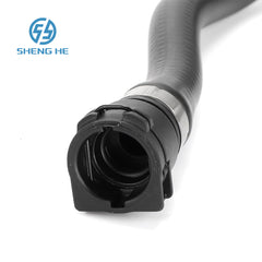 OEM 17127576370 Radiator Coolant Water Hose for BMW X6 XDrive50i 2008-2019 Rubber Black