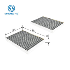 221 830 00 18Filter, interior air for BENZ- 221 830 03 18,221 830 07 18,A 221 830 00 18,A 221 830 03 18,A 221 830 07 18