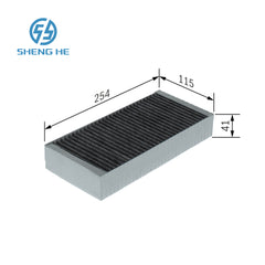 166 830 03 18 - Filter, interior air for MERCEDES-BENZ- 166 830 72 01,166 830 82 00,A 166 830 03 18