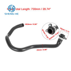Radiator Rubber Coolant Water Hose from Expansion Tank 11537544638 for BMW 528i 530xi