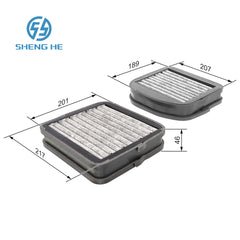 210 830 02 18 Cabin filter for BENZ- 210 830 03 18,210 830 11 18,220 830 01 18,220 830 02 18,A 210 830 02 18