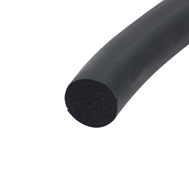 Cylindrical EPDM foam sealing strip, circular EPDM rubber, suitable for DIY seals, bearings, gaskets, foam tubes, handicrafts