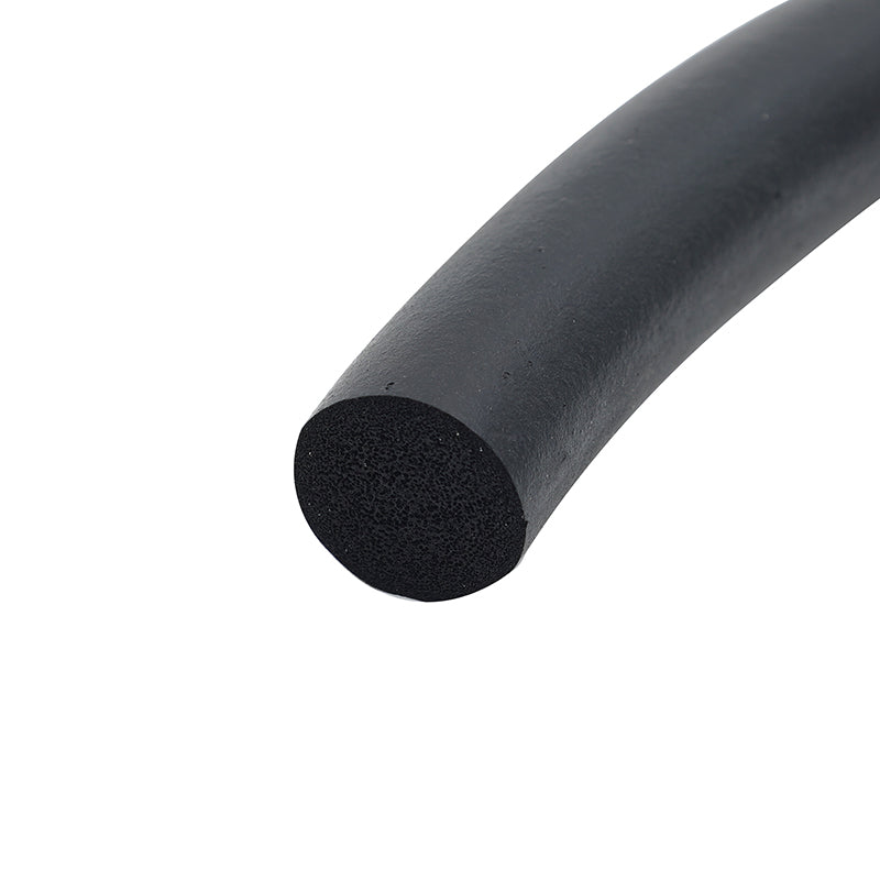 Cylindrical EPDM foam sealing strip, circular EPDM rubber, suitable for DIY seals, bearings, gaskets, foam tubes, handicrafts