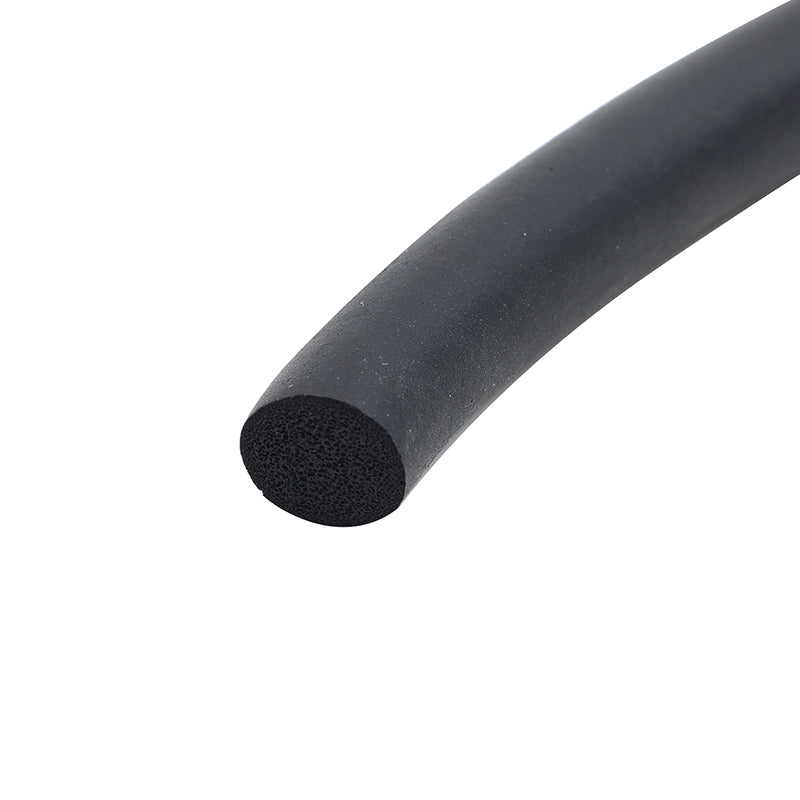 Cylindrical EPDM foam sealing strip, circular EPDM rubber, suitable for DIY seals, bearings, gaskets, foam tubes, handicrafts