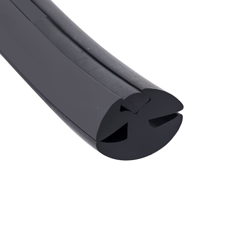 Foam three port soundproof hole silicone sealing strip, suitable for glass curtain walls, high-voltage cabinets, shower rooms, machinery, and automobiles