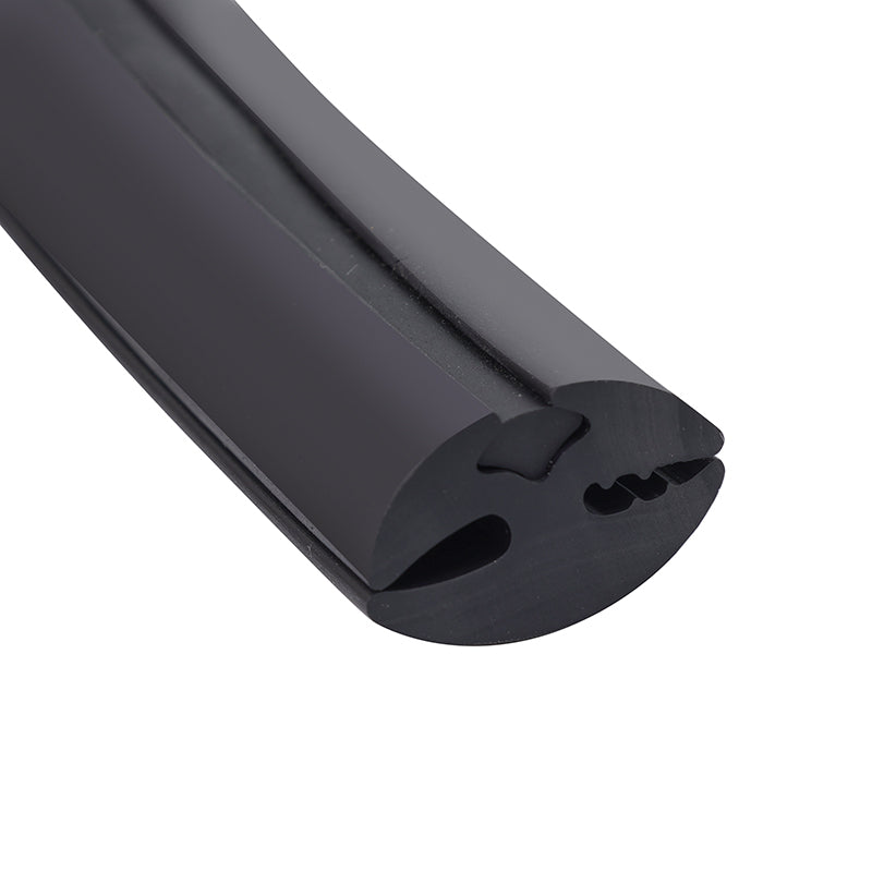 Foam three port soundproof hole silicone sealing strip, suitable for glass curtain walls, high-voltage cabinets, shower rooms, machinery, and automobiles