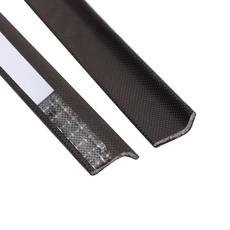 Wrapped window wind bar, black door bottom, self-adhesive PU foam, used for heat insulation of windows and doors, indoor doors