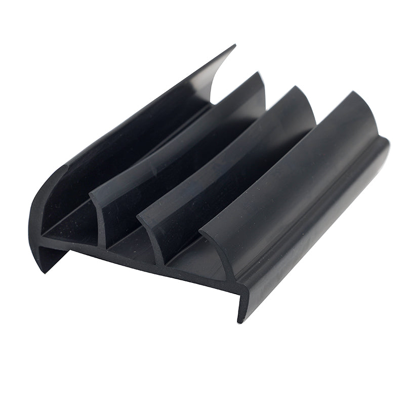 Refrigerator door sealing strip, black rubber, weatherproof and moisture-proof universal seal