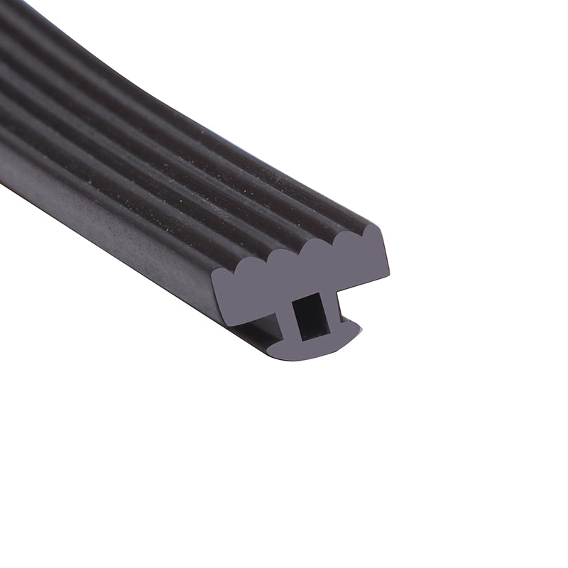 Black multi shaped rubber cut door and window sealing strip, windproof, soundproof, and heat-insulating strip