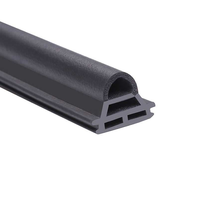 Black multi shaped rubber cut door and window sealing strip, windproof, soundproof, and heat-insulating strip