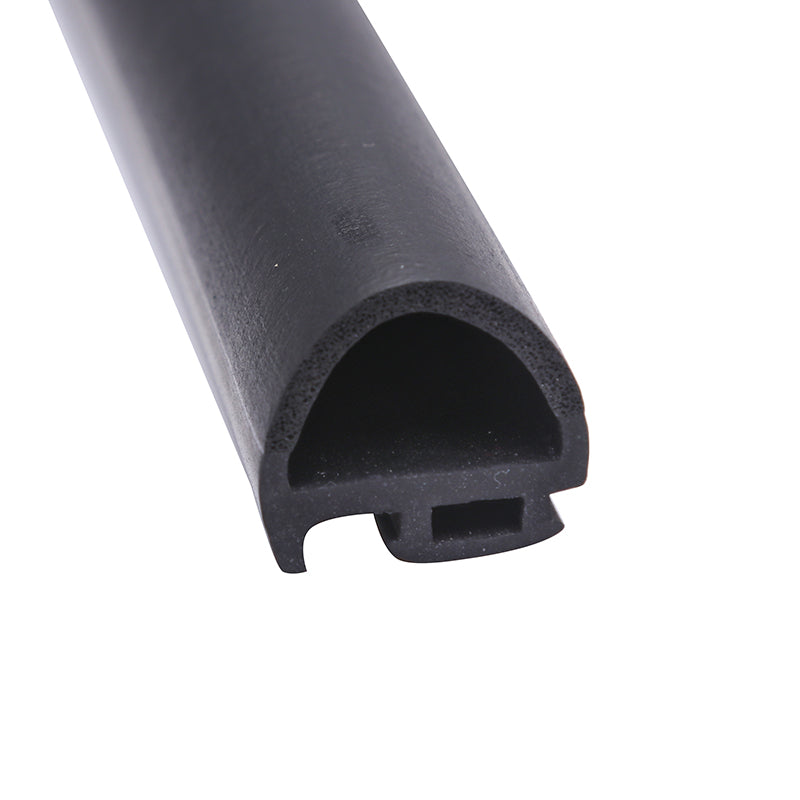 Black multi shaped rubber cut door and window sealing strip, windproof, soundproof, and heat-insulating strip