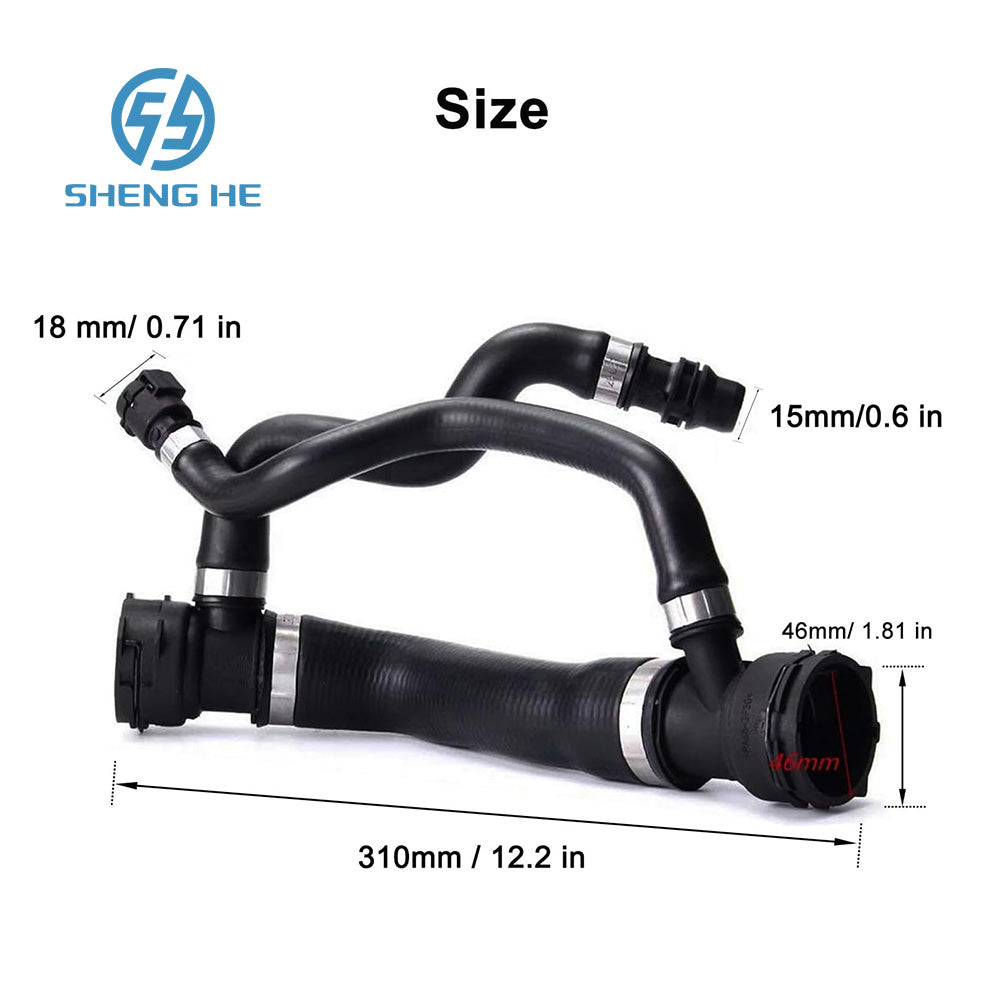 Wholesale Price Rubber Hose 17127546064 Upper Radiator Hose to Thermostat Housing for BMW E60 E61 525I 525Xi 528I 530I