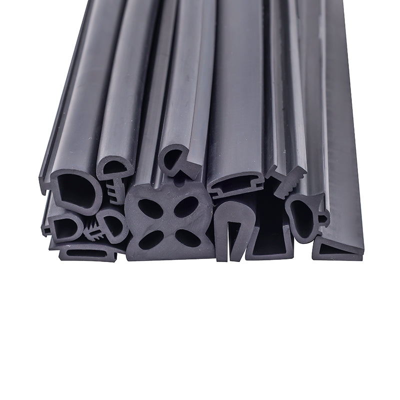 EPDM rubber sealing strip, suitable for DIY gasket sealing, door and window insulation, black