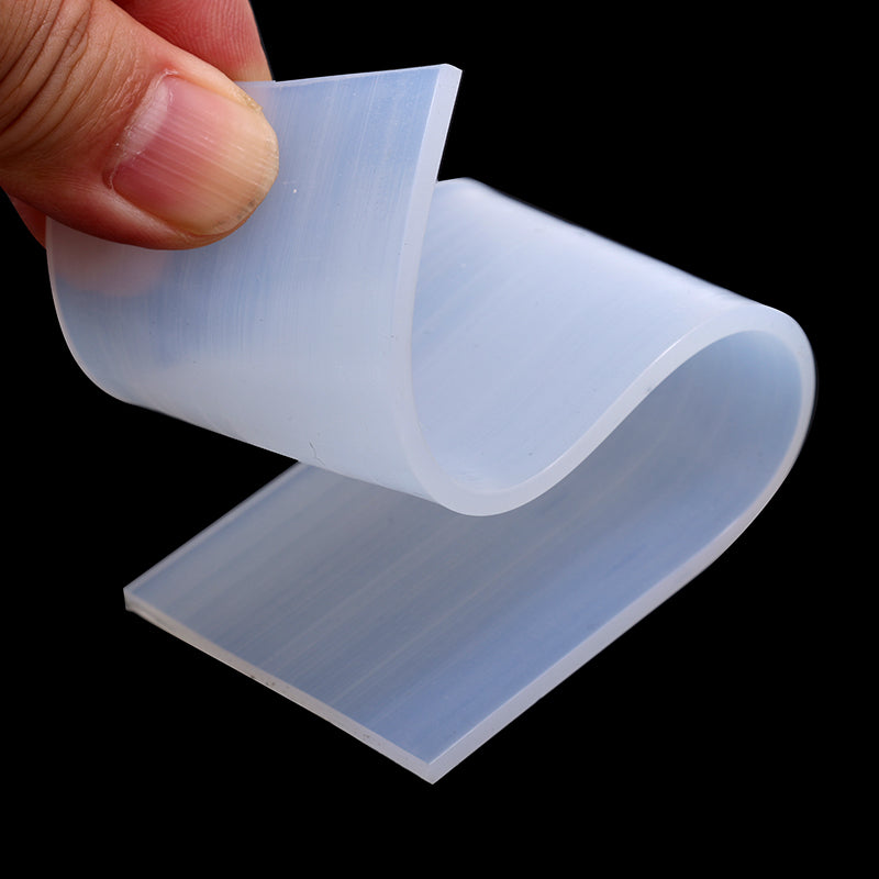 Transparent silicone solid square sealing strip, can be cut, used in the automotive, oven, cabinet, electrical and mechanical industries