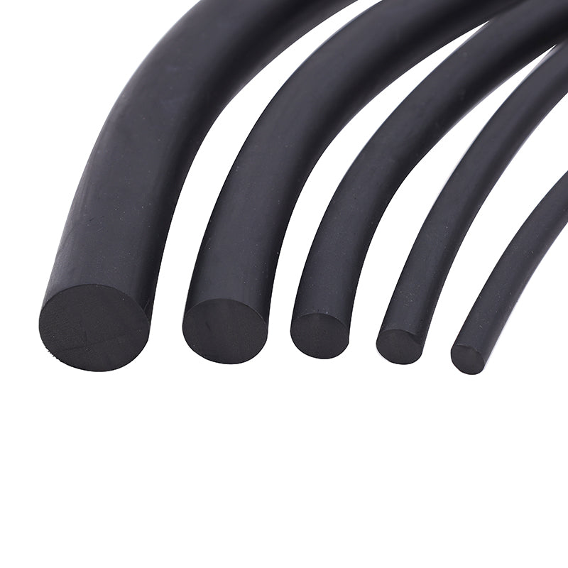 Cylindrical EPDM foam sealing strip, circular EPDM rubber, suitable for DIY seals, bearings, gaskets, foam tubes, handicrafts