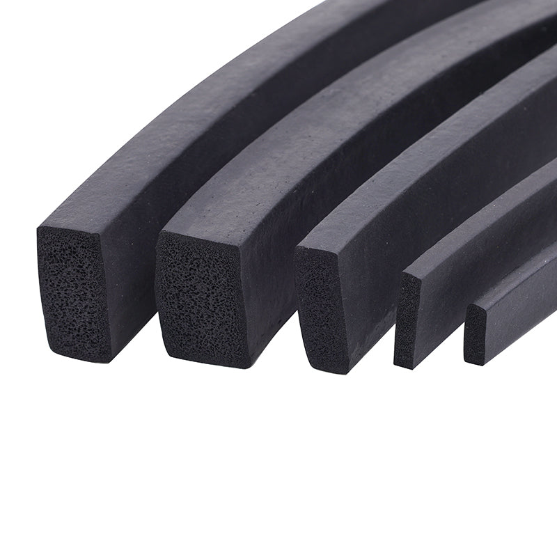 Block EPDM rubber foaming sealing strip foam rubber sealing strip, suitable for DIY seals, bearings, gaskets, foam tubes, handicrafts