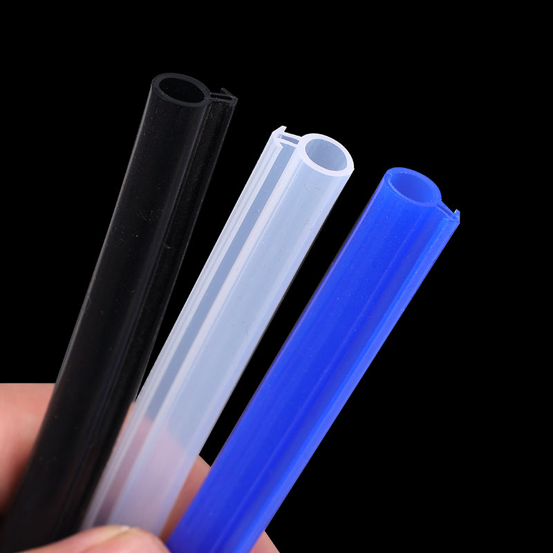 Plastic steel doors and windows, silicone rubber sealing strip, hollow ball hook tube O-shaped strip