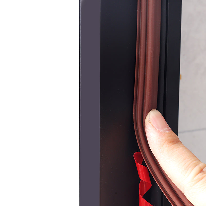 Self adhesive rubber door strips are used for sound insulation of doors and windows, as well as sealing strips for windproof and waterproof gaps between door frames (brown)