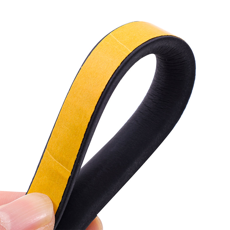 Shenghe Semi circular sound insulation foam insulating tape High density weatherstrip Self adhesive sealing strip