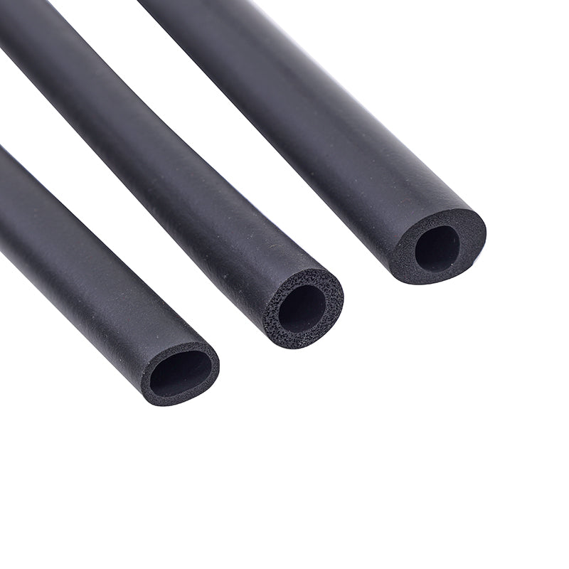 EPDM foaming profiled sealing strip rubber foam weatherstrip rubber, suitable for DIY joints, warehouses, round and square