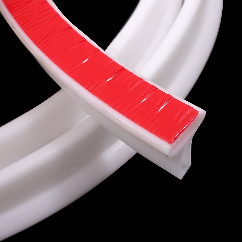 Inverted T-shaped hollow water blocking strip, used for countertops, washbasins, shower rooms, and dry wet separation