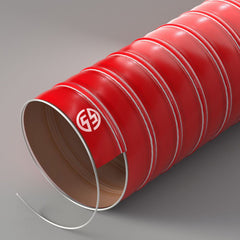 SILICONE AIR DUCTING 2 PLY RED