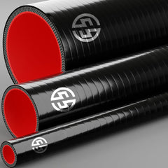 BLACK FLUORO SILICONE FUEL & OIL HOSE 1 METRE STRAIGHT