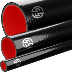 BLACK FLUORO SILICONE FUEL & OIL HOSE 1 METRE STRAIGHT