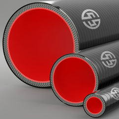 BLACK FLUORO SILICONE FUEL & OIL HOSE 1 METRE STRAIGHT