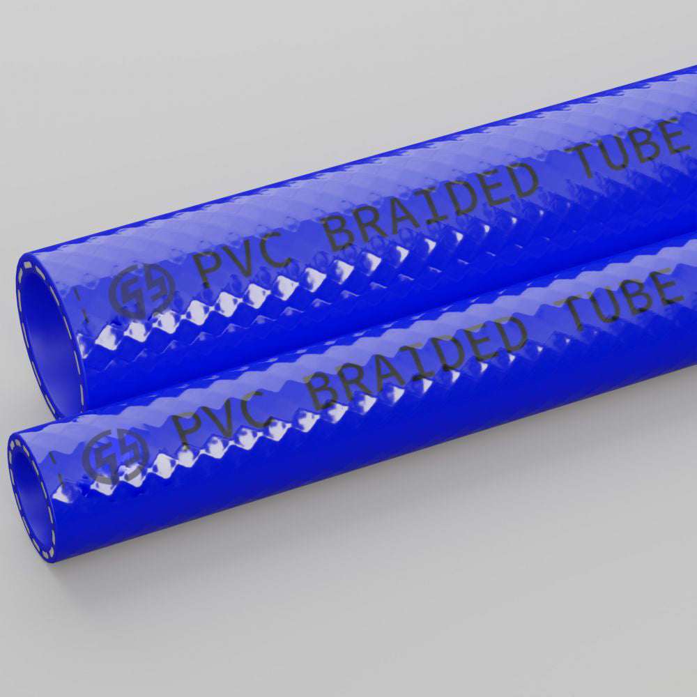 PVC REINFORCED BRAIDED AIR & WATER HOSE BLUE