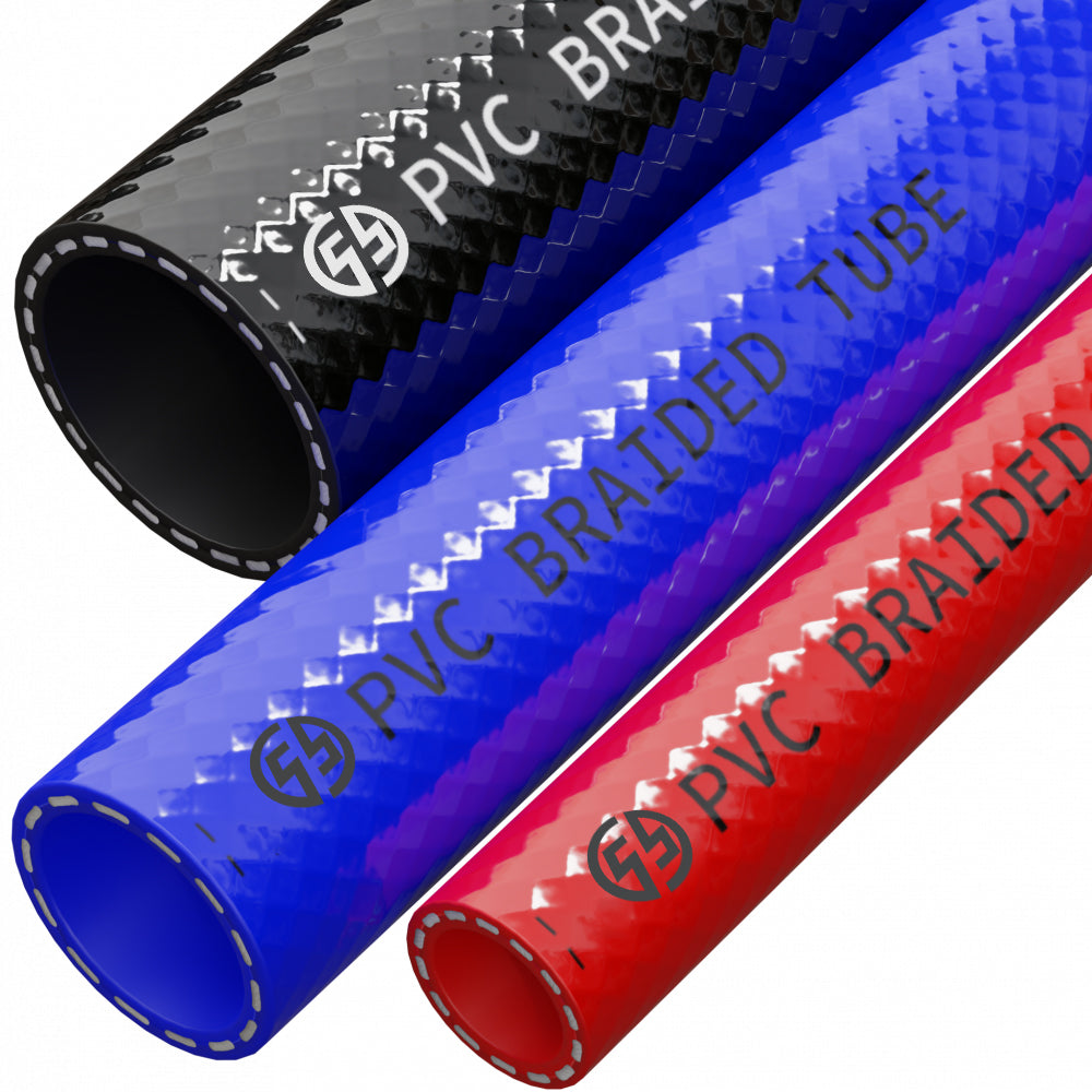 PVC REINFORCED BRAIDED AIR & WATER HOSE BLACK