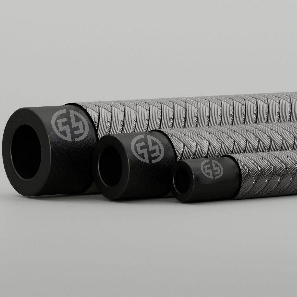 RUBBER STAINLESS STEEL BRAIDED FUEL HOSE