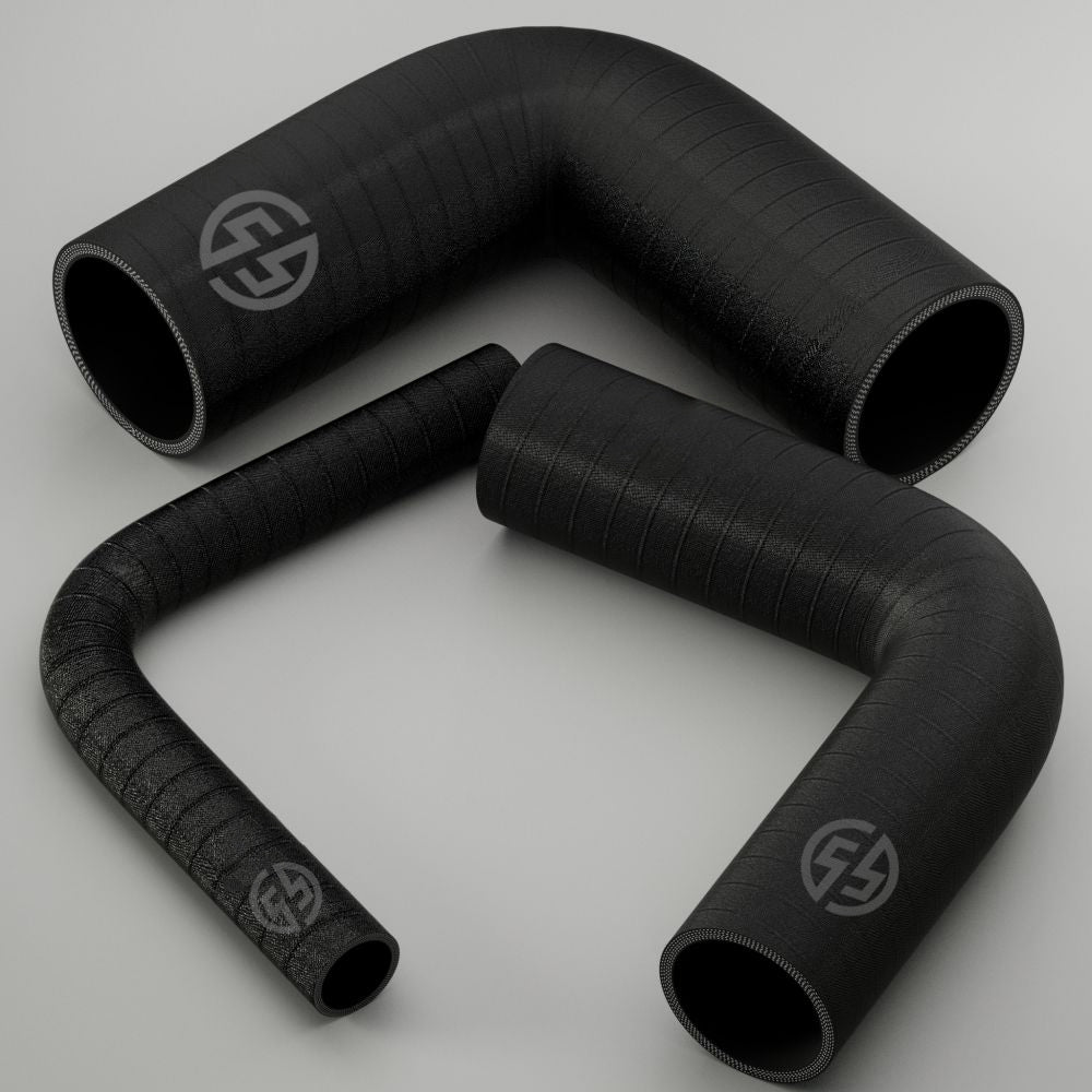 90 DEGREE ELBOW FLUORO SILICONE FUEL & OIL HOSE